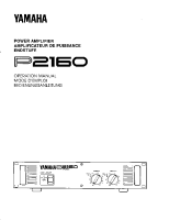 Yamaha P-2160 - Owners Manual 